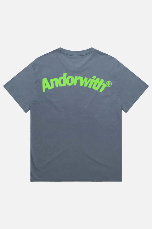 Swoop Oversized Tee Blue