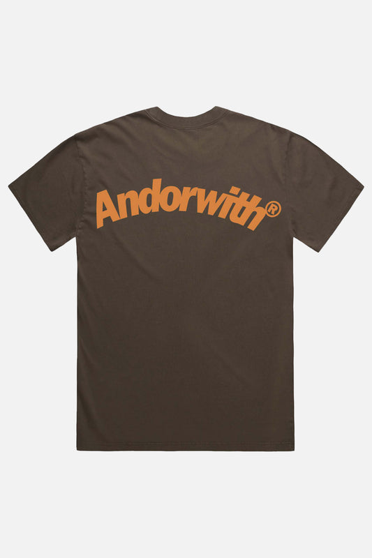 Swoop Oversized Tee Brown