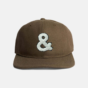 Team Wool Baseball Cap Coffee