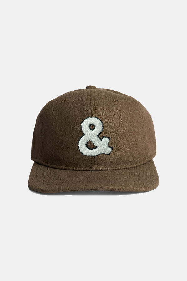 Team Wool Baseball Cap Coffee