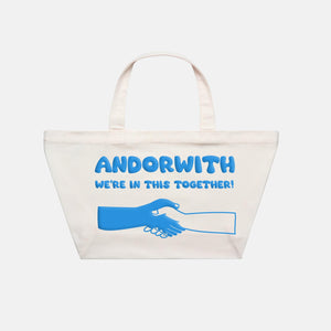 We're In This Together Oversized Tote Cream