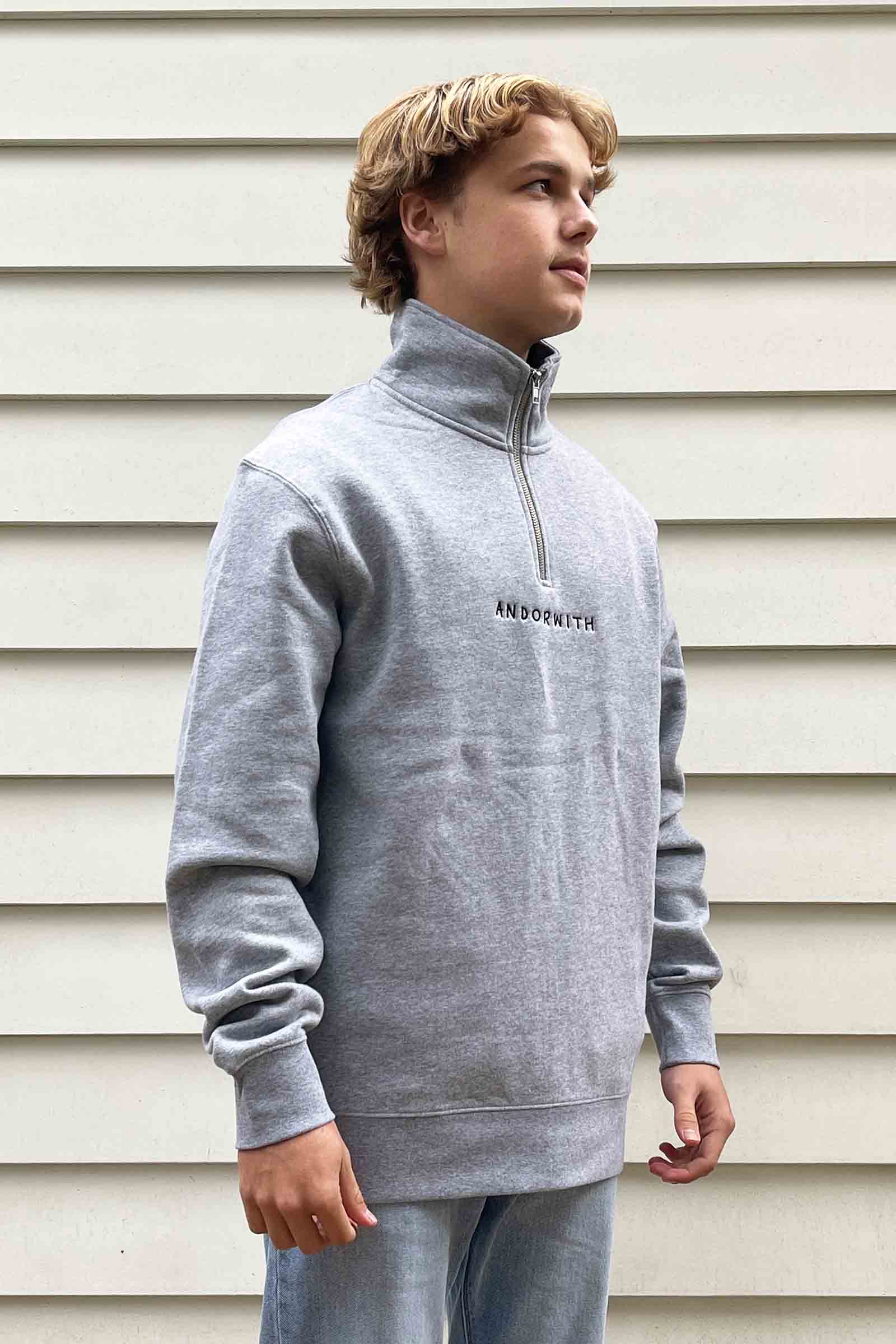 unisex-1/4zip-pullover-andorwith-beach-street-wear