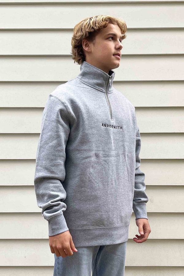 unisex-1/4zip-pullover-andorwith-surf-skate-wear