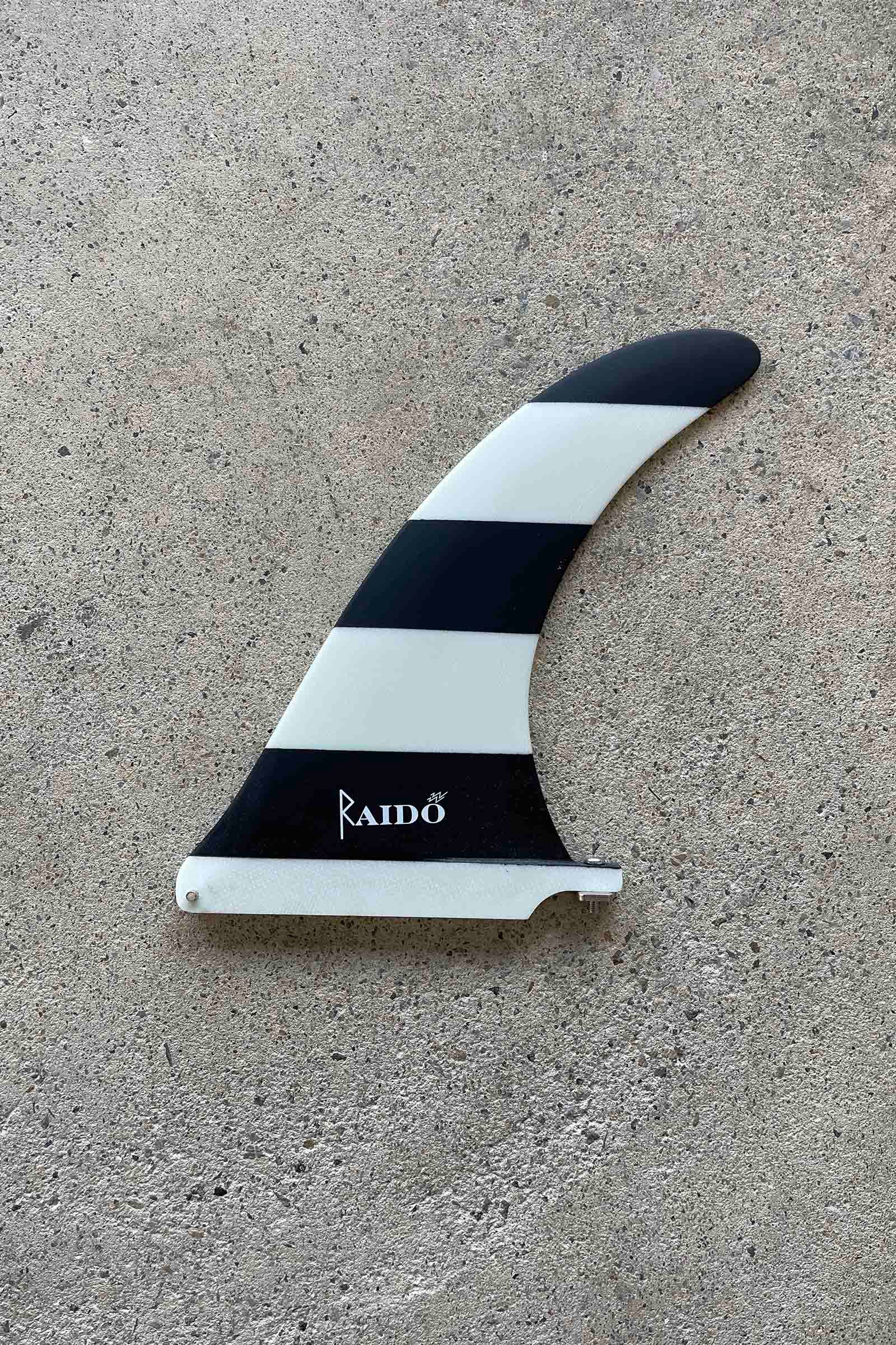 Raido 8.5" JT-JB Single Fin Black & White