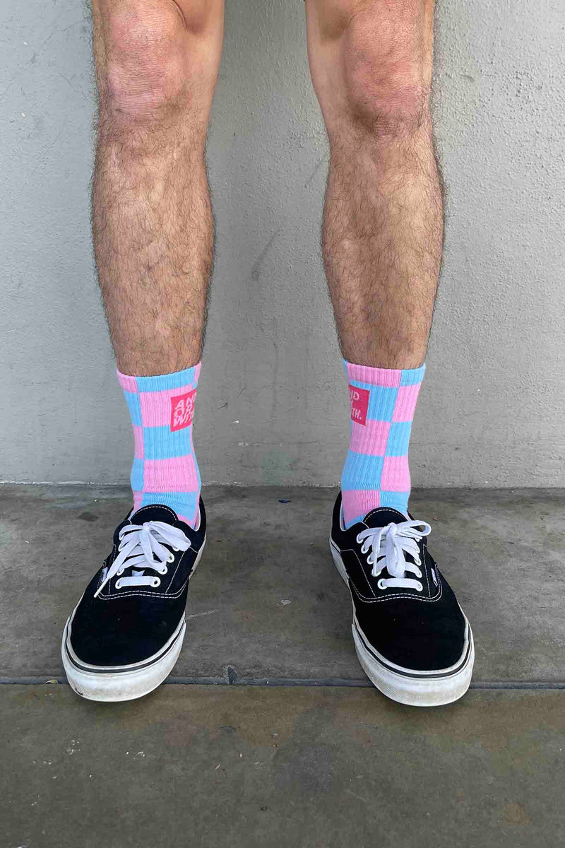 unisex-checkered-socks-andorwith-surf-skate-wear
