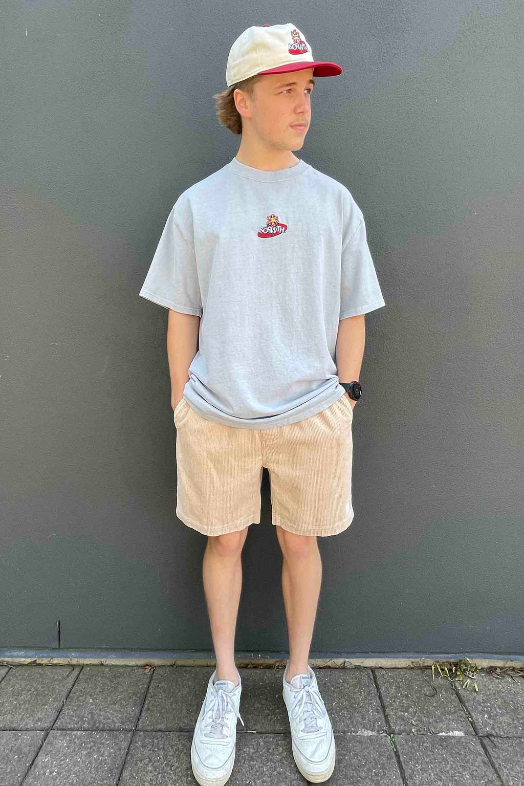 corduroy-shorts-cream-andorwith-street-beach-wear-fashion