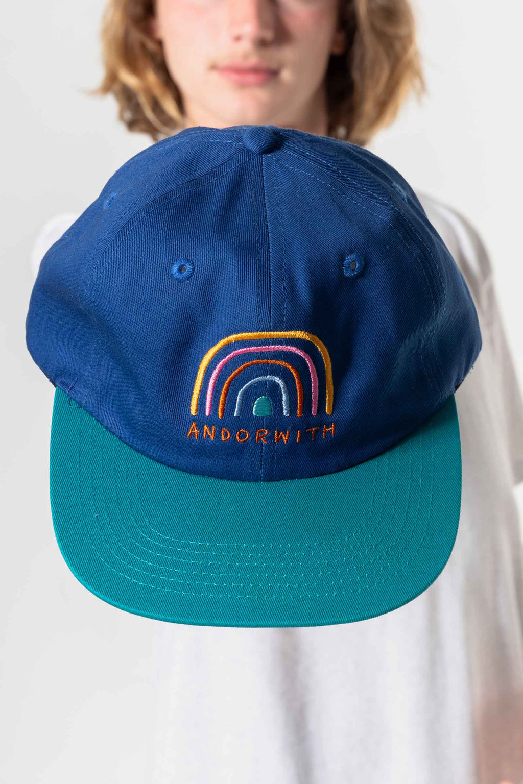 Rainbow Cap Blue/Green