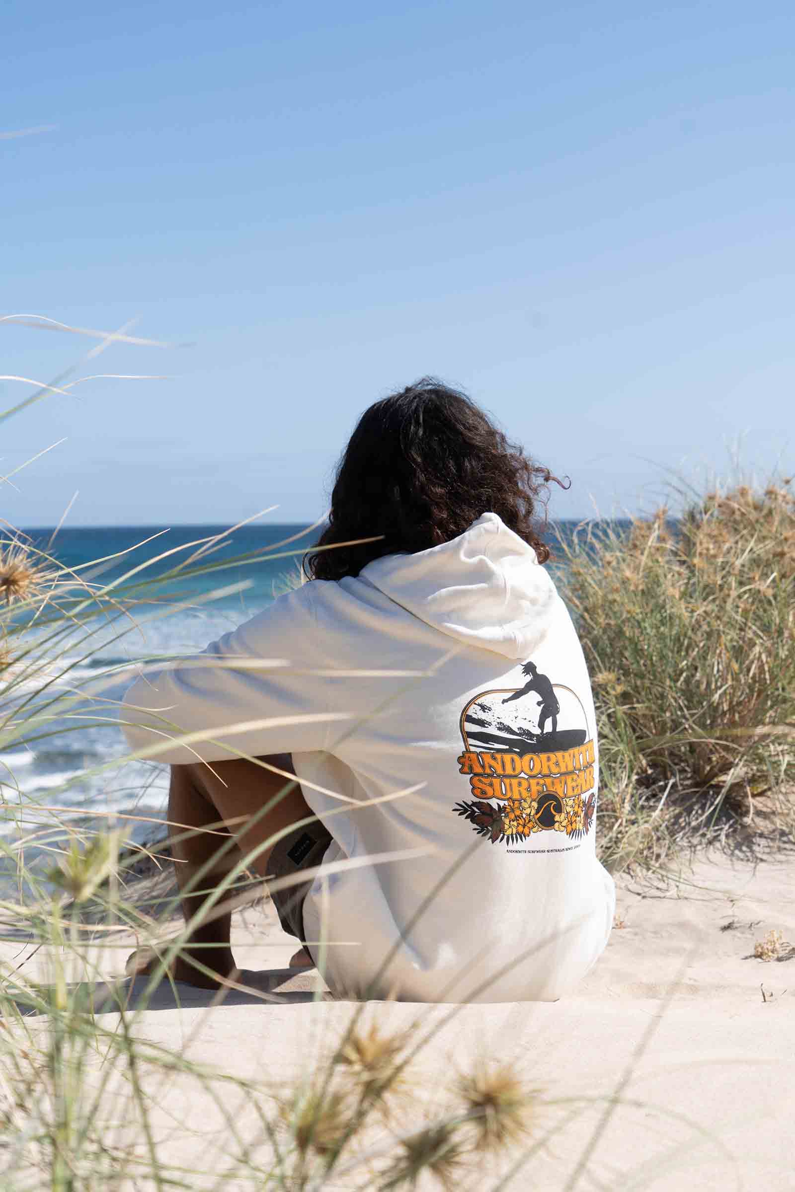 unisex-cream-hood-hoody-jumper-andorwith-surf-skate-wear