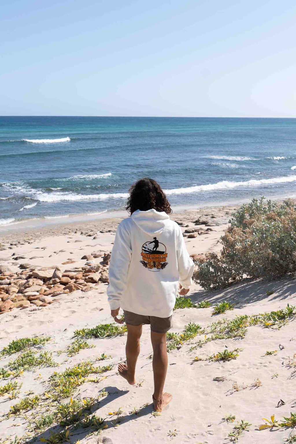 unisex-cream-hood-hoody-jumper-andorwith-surf-skate-wear