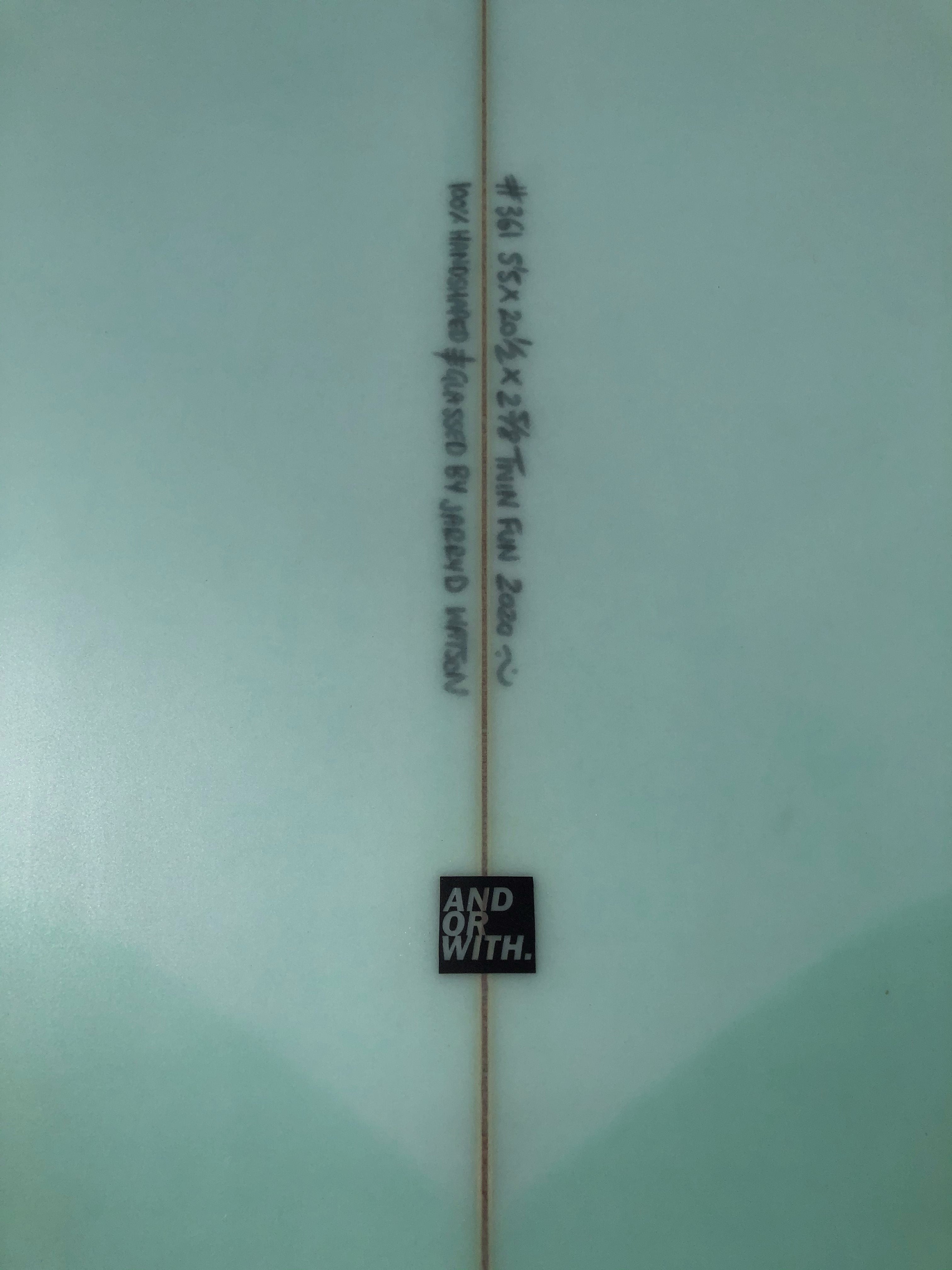 OSS/ANDORWITH 5'5" Twin Fin Fish Mint