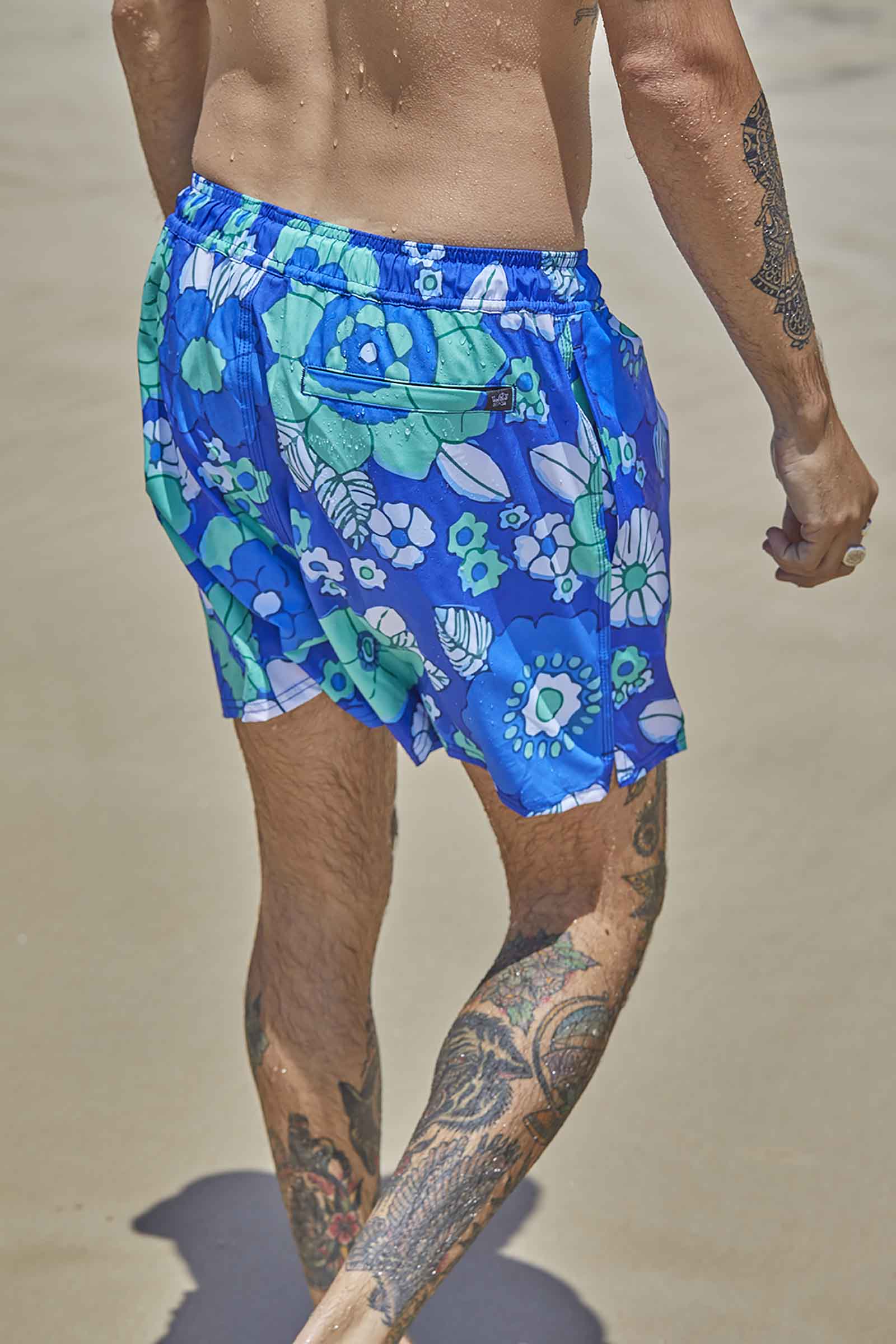 recycled-floral-blue-board-shorts-andorwith-surf-skate-wear