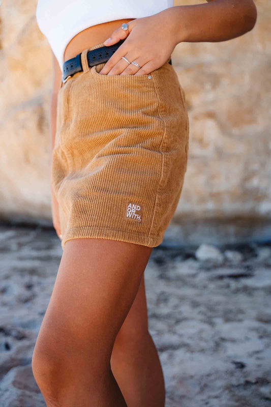 womens-corduroy-brown-skirt-andorwith-surf-skate-wear