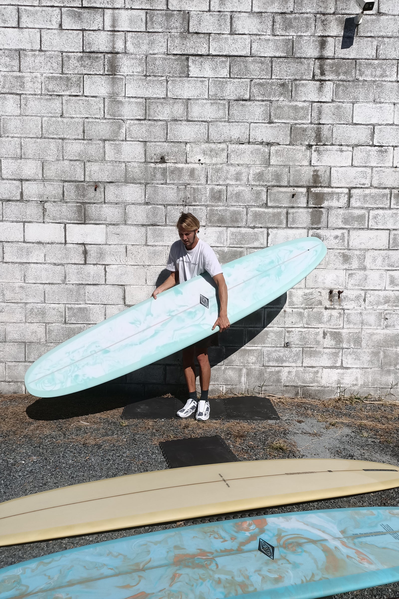 OSS/ANDORWITH 9'0" Lady Mustard Aqua Swirl