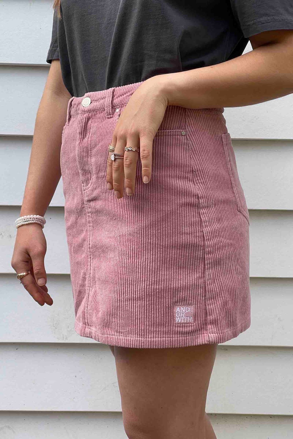 unisex-pink-corduroy-skirt-andorwith-surf-skate-wear