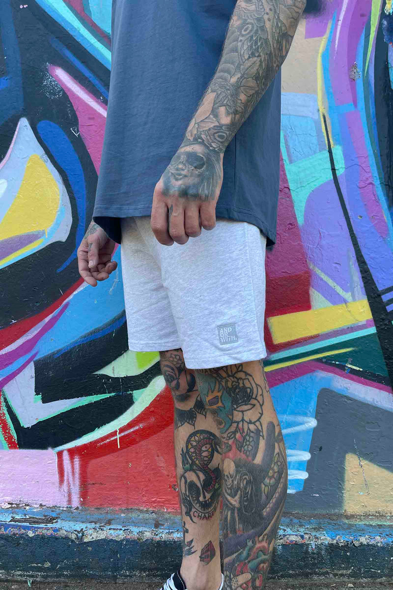 grey-fleece-track-shorts-andorwith-surf-skate-wear