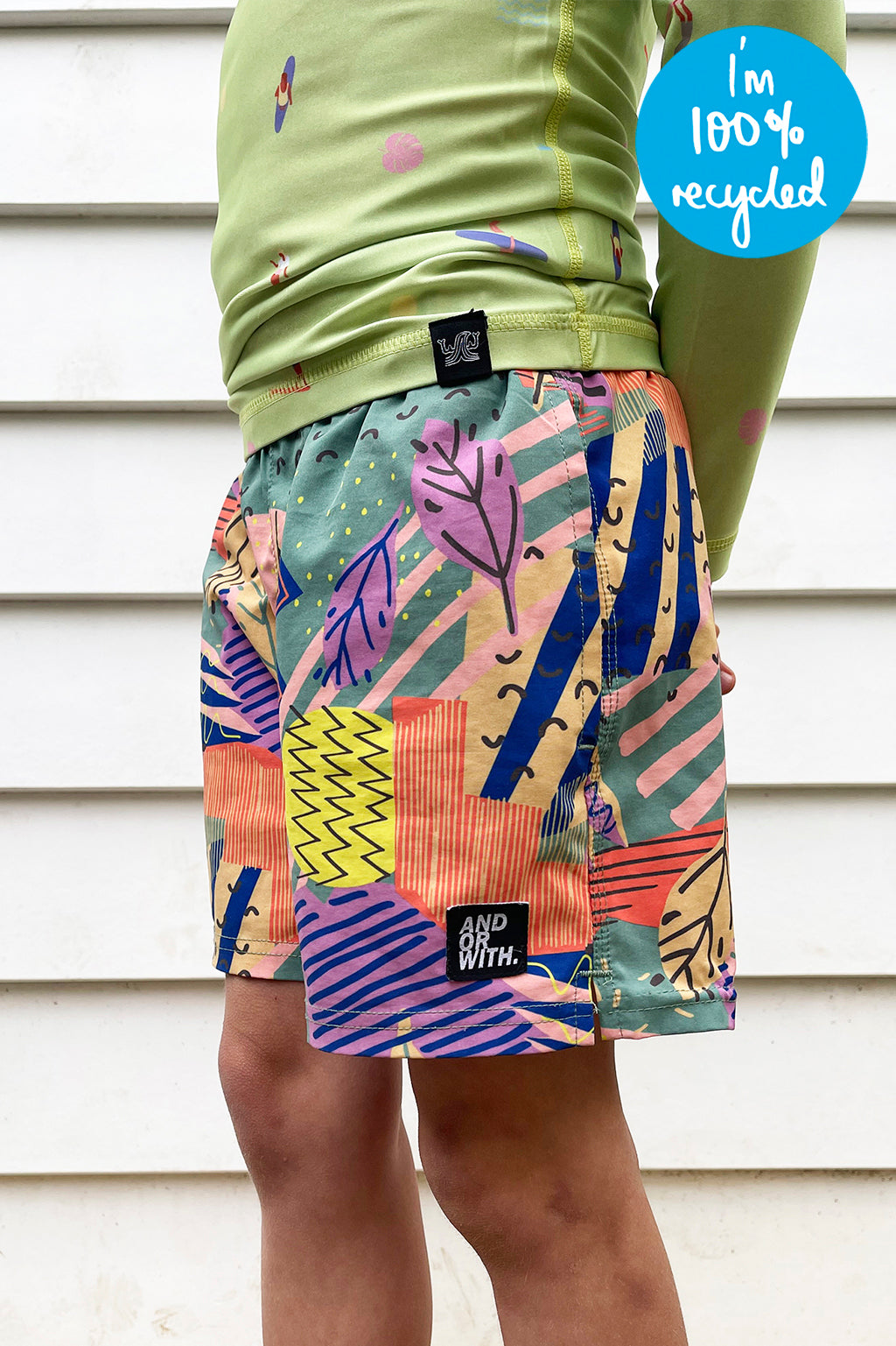 kids-board-shorts-recycled-swimwear-surf-wear-andorwith
