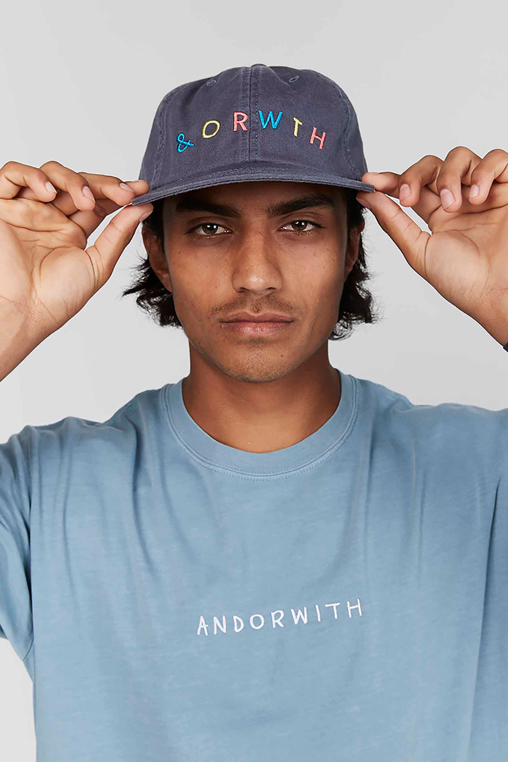 unisex-blue-hat-andorwith-surf-skate-wear