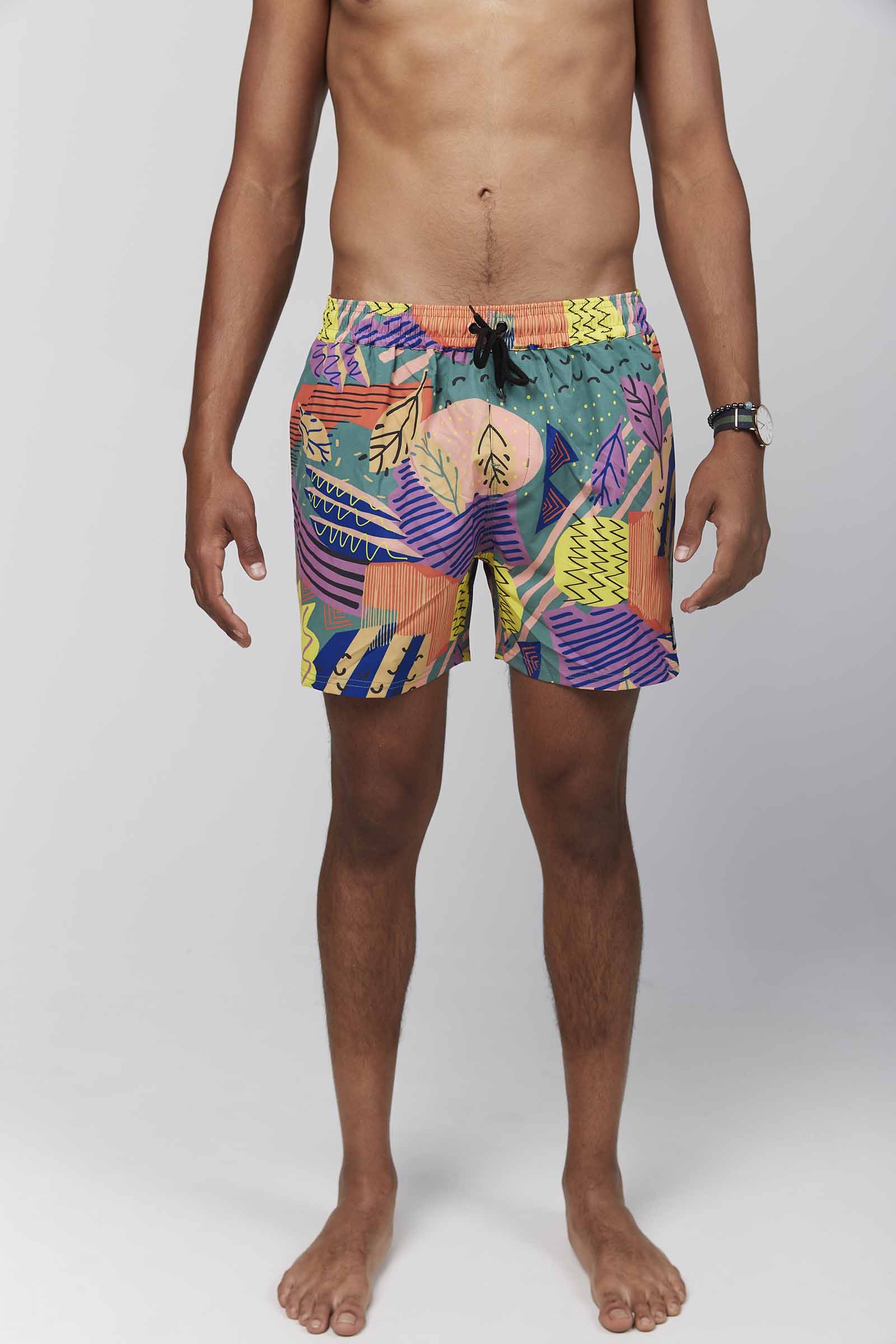 recycled-colourful-board-shorts-andorwith-surf-skate-wear