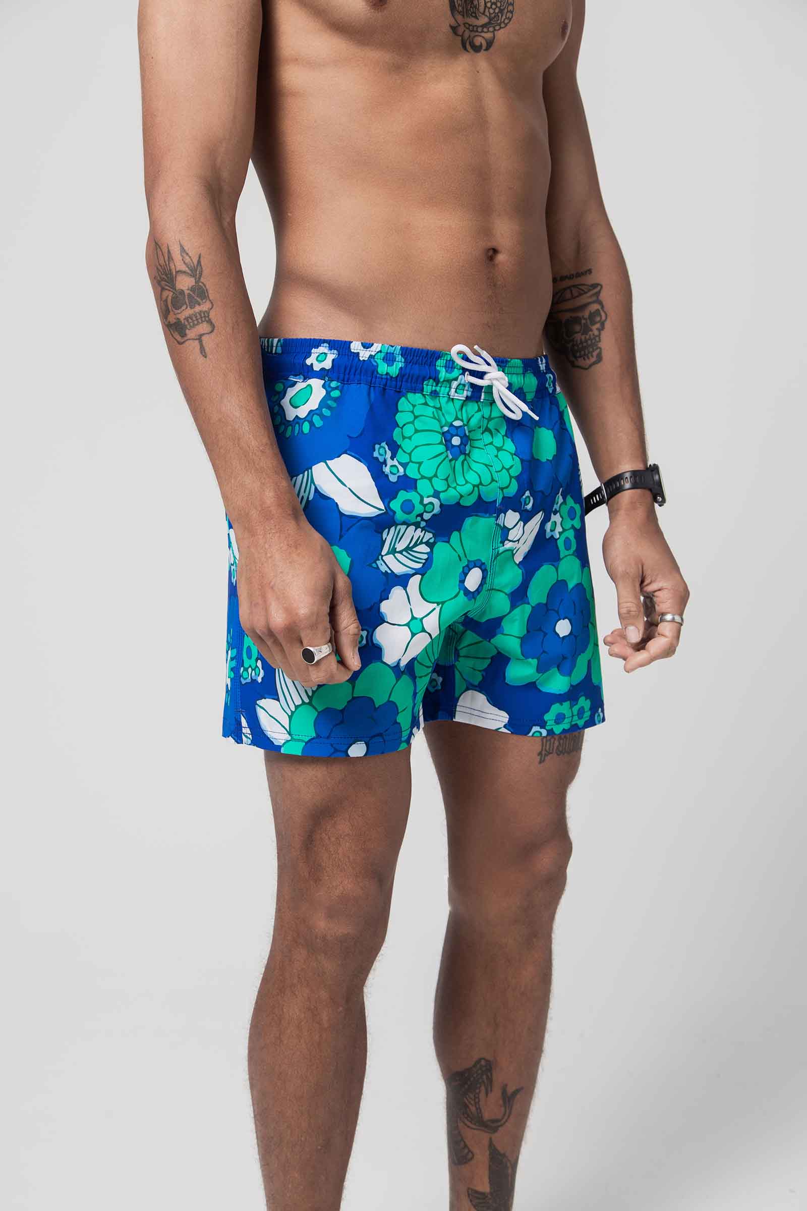 recycled-floral-blue-board-shorts-andorwith-surf-skate-wear