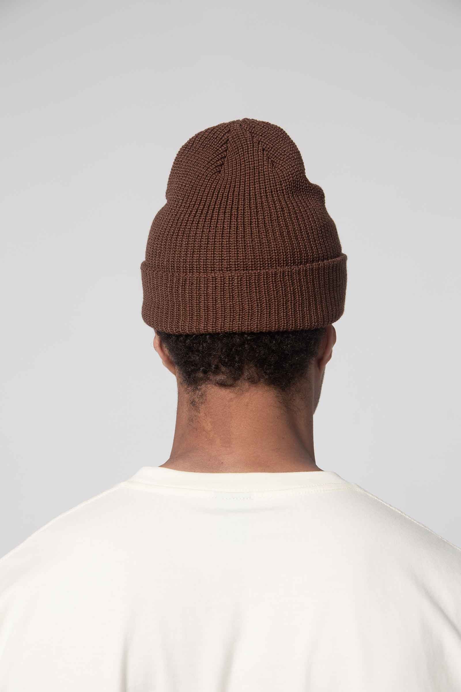 unisex-brown-wool-beanie-andorwith-surf-skate-wear