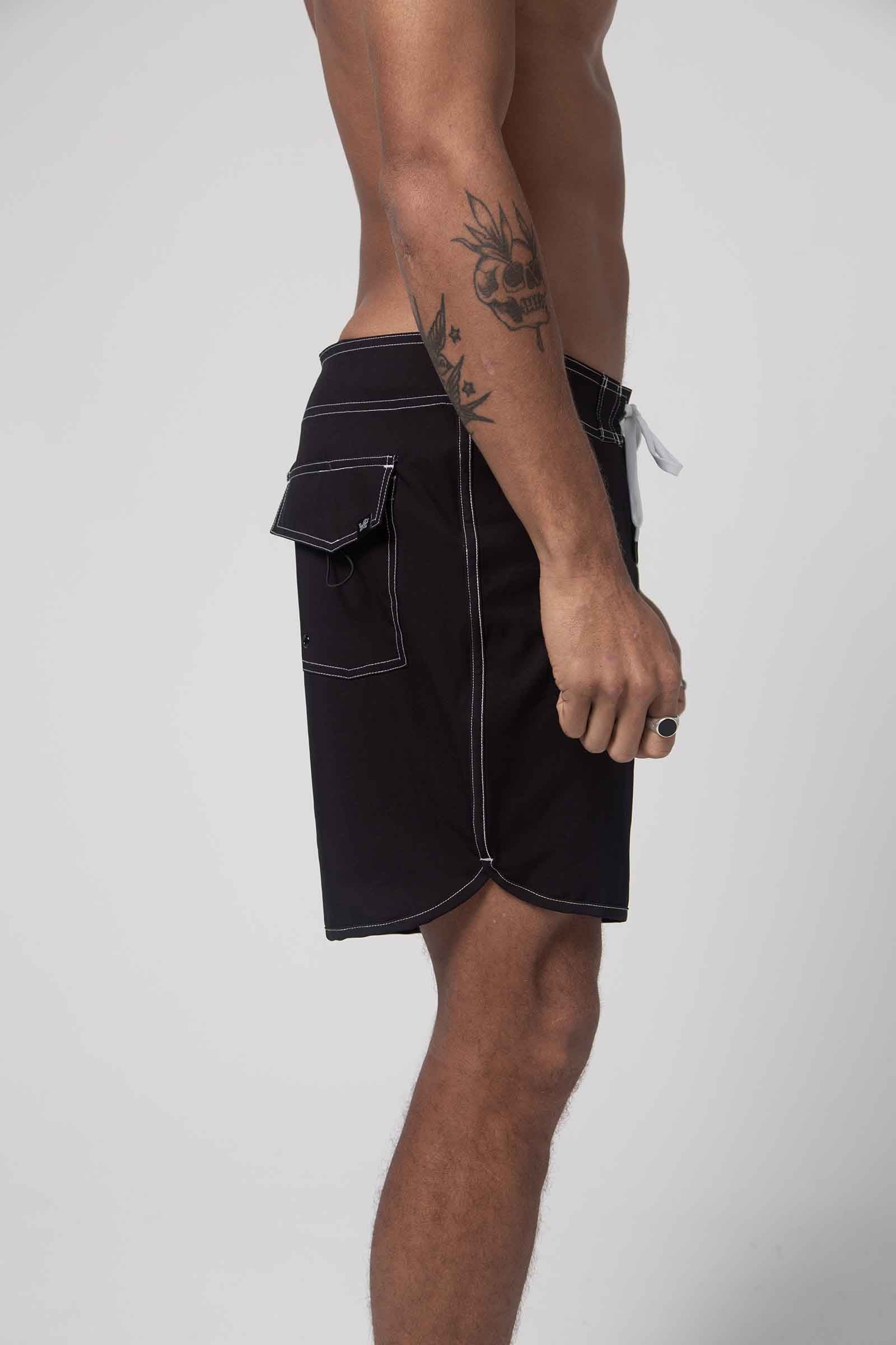 recycled-black-board-shorts-andorwith-surf-skate-wear