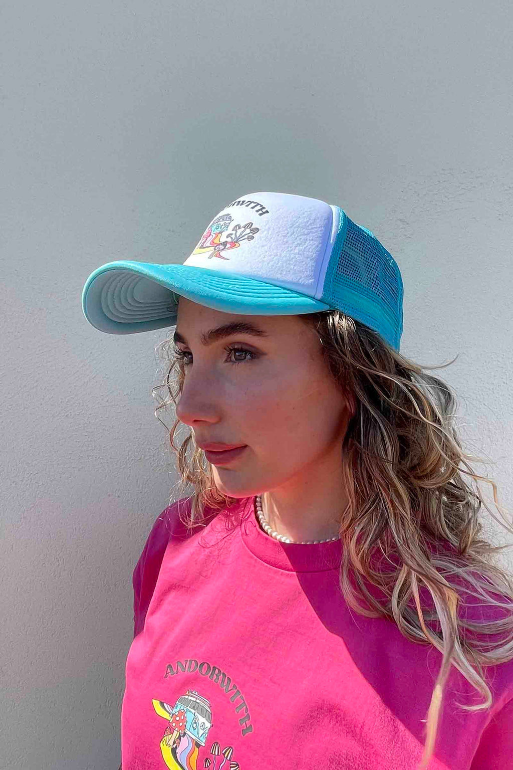 blue-white-trucker-hat-kombi-andorwith-surf-skate-wear-Australia